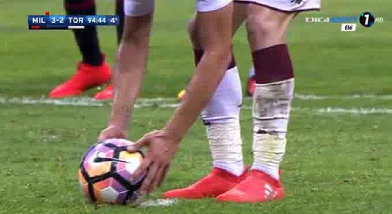 Andrea Belotti Penalty Miss HD - AC Milan 3-2 Torino 21.08.2016 HD