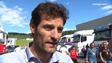 MotoGP: Mark Webber visits the Austrian GP