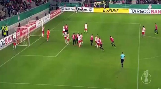 Mitchell Weiser Amazing Goal - SSV Jahn Regensburg 1-1 Hertha Berlin - (21/8/2016)