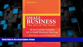 Big Deals  SMALL BUSINESS-The Art of The Start -40 Successful Concepts for  A Small Business
