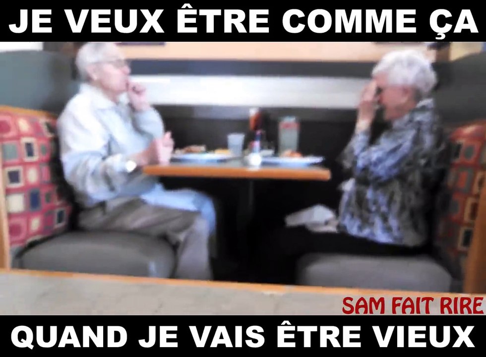 JE VEUX ETRE COMME CA QUAND JE VAIS ETRE VIEUX