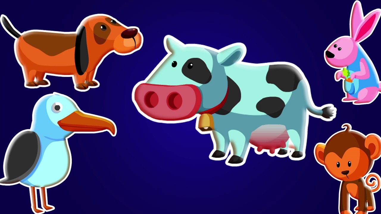 Cow Cartoons Finger Family Nursery Rhymes For Children