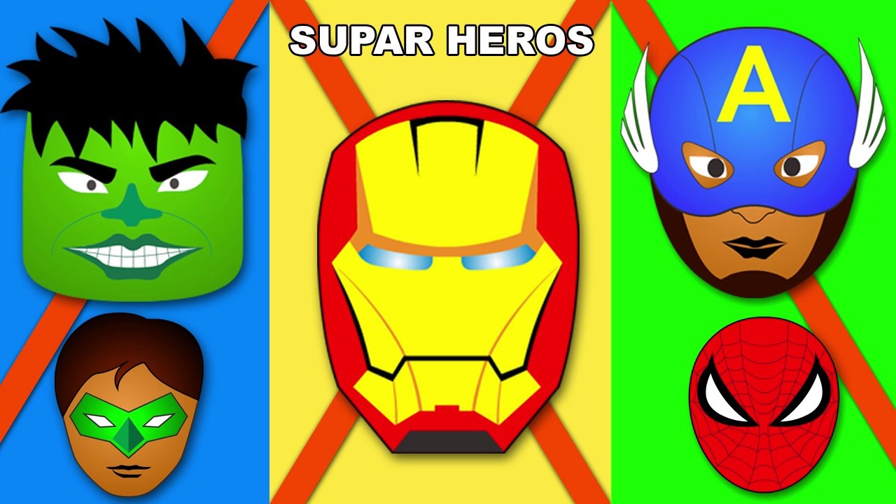 super heros finger family