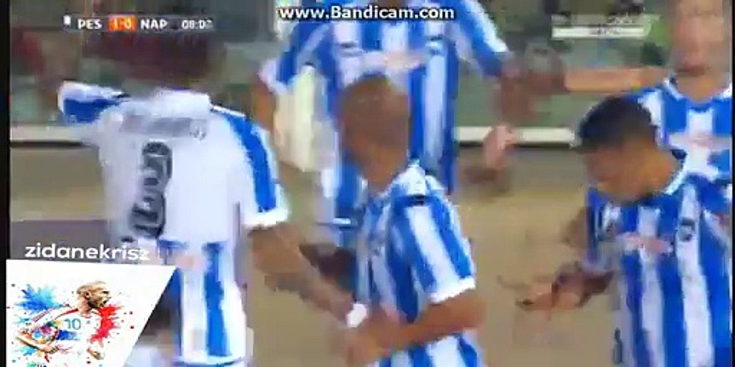 Ahmad Benali Incredible Goal HD - Delfino Pescara 1936 1-0 SSC Napoli - Serie A
