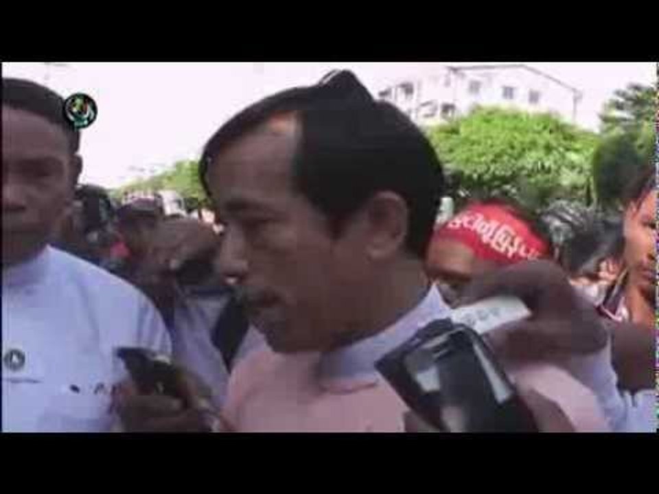 Michaungkan protestors face forceful removal