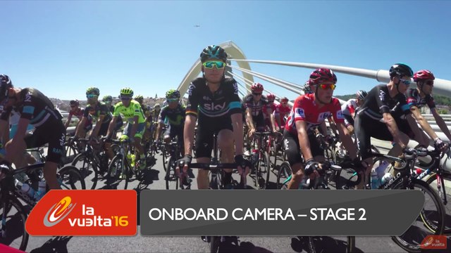 Onboard camera / Cámara a bordo - Etapa 2 (Ourense capital termal / Baiona) - La Vuelta a España 2016