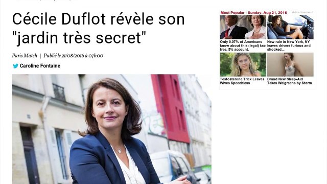 Les embarrassants secrets de Cécile Duflot