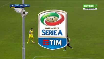 1-0 Valter Birsa Goal Italy  Serie A - 21.08.2016, ChievoVerona 1-0 Inter Milano