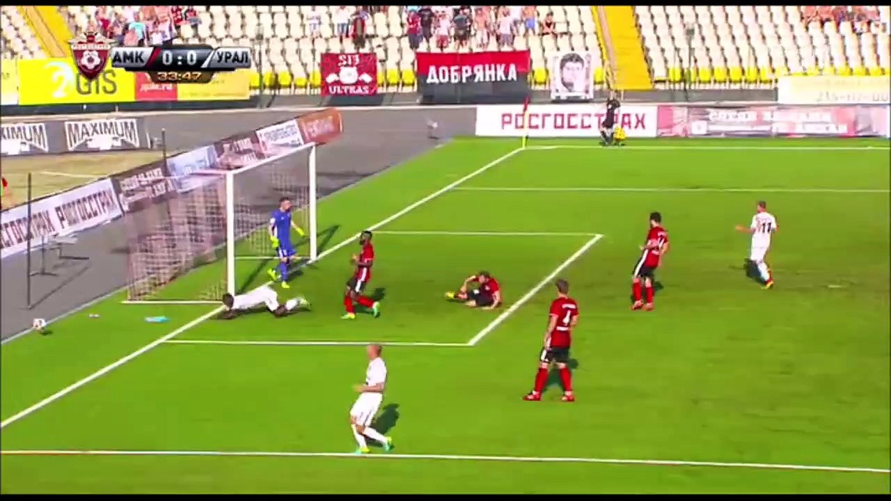 FC Amkar Perm vs FC Ural Yekaterinburg 1-0 All Goals & Highlights (21 August 2016 Russian Premier League) HD
