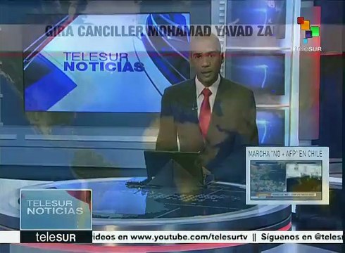 Ministro de Exteriores de Irán visitará Cuba, Ecuador y Venezuela