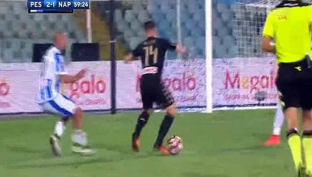 2-1 Dries Mertens Goal HD - Pescara 2-1 Napoli 21-08-2016