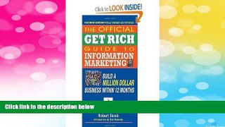 READ FREE FULL  Official Get RichGuide to Information Marketing 2nd Second edition BYSkrob