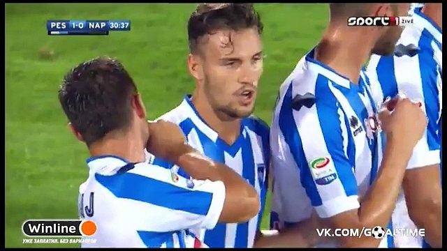 21.08.2016 Pescara 2-2 Napoli All Goals & full Highlights Serie A