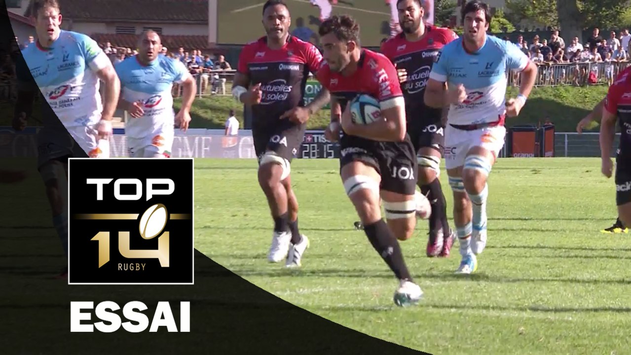 TOP 14 ‐ Essai Charles OLLIVON (RCT) – Bayonne-Toulon – J1 – Saison 2016/2017