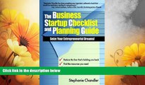 READ FREE FULL  The Business Startup Checklist and Planning Guide: Seize Your Entrepreneurial