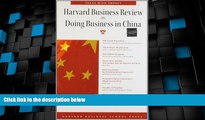 Big Deals  Harvard Business Review on Doing Business in China (Harvard Business Review Paperback