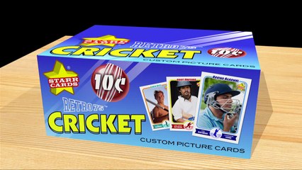 Make Your Own Cricket Card (Starr Cards Retro 75)