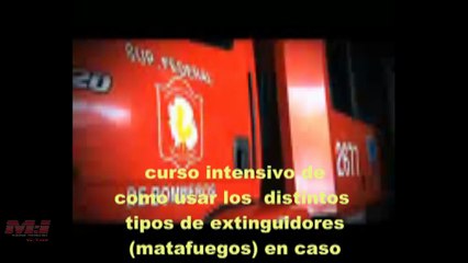curso intensivo de comos usar los distintos tipo de matafuegos en caso de  incendio