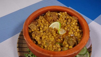 ছোলা বুটের ডাল দিয়ে মাংস
