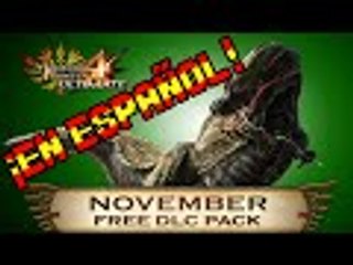 Monster Hunter 4 Ultimate  DLC Pack Noviembre en ESPAÑOL