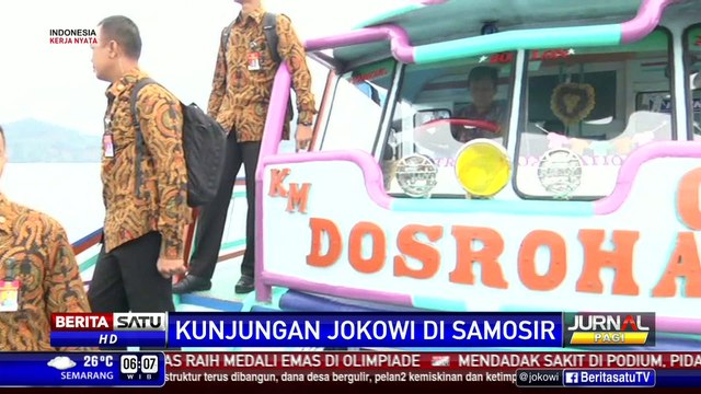 Jokowi Janji Bangun Infrastruktur di Pulau Samosir