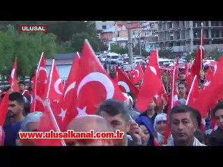 Kahraman şehitlere veda