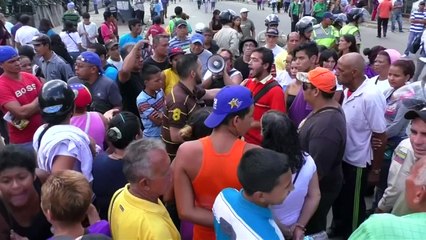 Riots hit Venezuela as food runs short.
