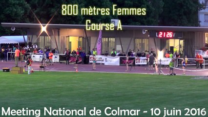 Meeting National de Colmar 2016 800m femmes
