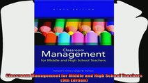 read now  Classroom Management for Middle and High School Teachers 9th Edition