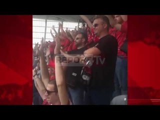 Report TV - Shqiptarët “pushtojnë” Francën nis hyrja e tifozëve në stadium