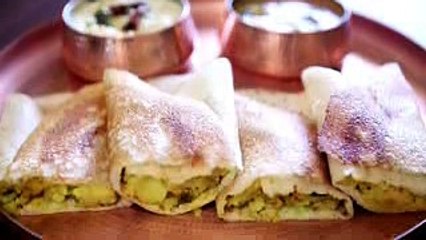 Download Video: Masala Dosa Recipe - Popular South Indian Breakfast Recipe - Divine Taste With Anushruti