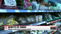 Ginger could prevent dental cavities and pipe corrosions