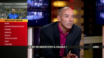 E21 - L'Equipe du soir - Extrait : Le but de Giroud est-il valable ?