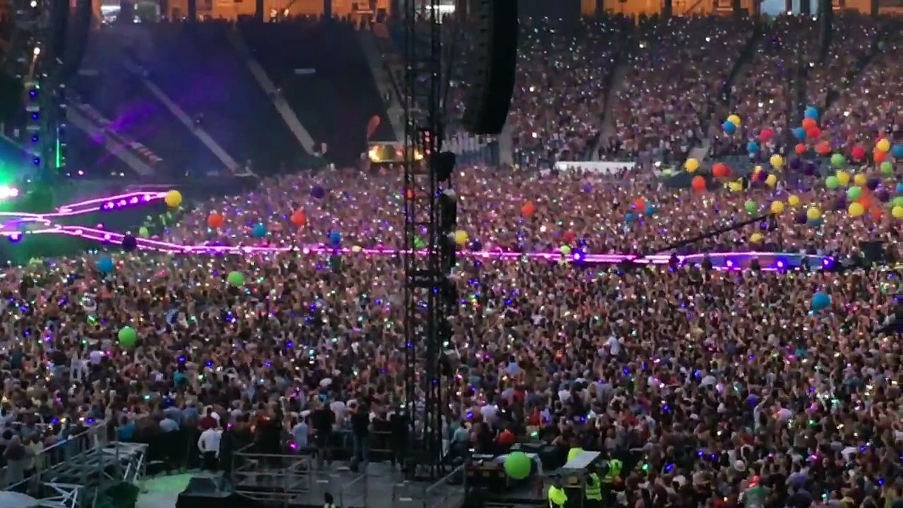 Adventure of a lifetime Coldplay live Glasgow hampden 2016 HD