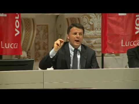 Lucca - Renzi interviene all’iniziativa sul Terzo Settore (10.06.16)