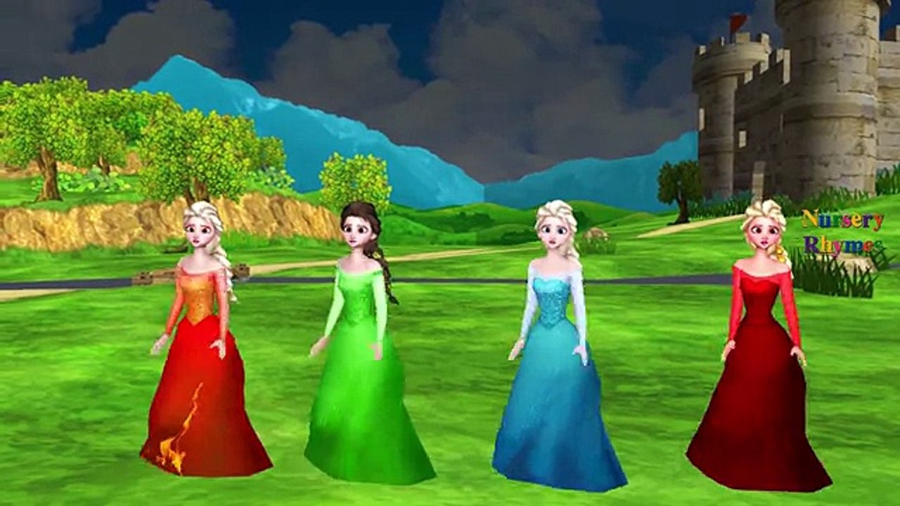 Ringa Ringa Roses Nursery Rhyme Frozen Cartoons