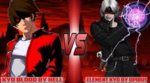 [Mugen - KOF] Clone Blood Kyo (HELL) vs. Element Kyo (Opirus)
