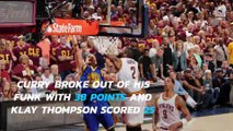 Curry, Thompson break out as Warriors beat Cavs in Game 4