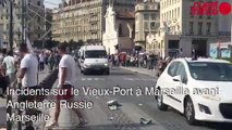 Incidents sur le Vieux-Port à Marseille avant le match Angleterre-Russie