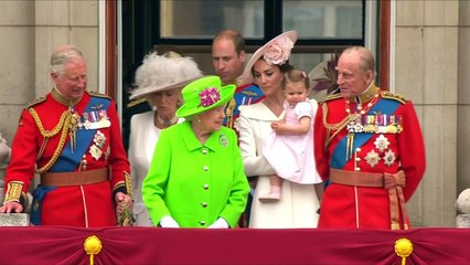 Queen at 90: Princess Charlotte's first balcony debut