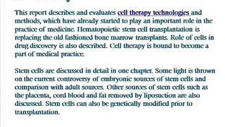 Bharat Book Presents: Cell Therapy  Technologies, Markets and Companies