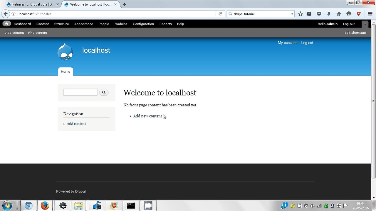 Adding Basci Page In Drupal 7 Part 1
