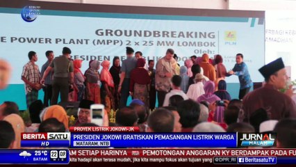 Download Video: Presiden Jokowi Gratiskan Instalasi Listrik Warga Sekitar PLTGU Jeranjang