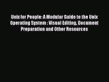 Read Unix for People: A Modular Guide to the Unix Operating System : Visual Editing Document