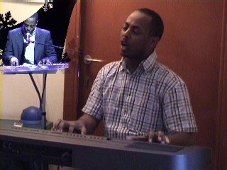 Kizito répète avec sa chorale à Liège(1)