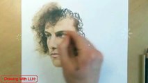 How to Drawing David Luiz With Time Lapse Draw David Luiz With LLH Step by Step