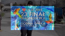 23 Finał WOŚP Oleśnica - wolontariusze i Plac Zwycięstwa