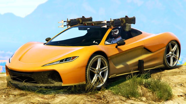 KWEBBELKOP-ULTIMATE MODDED VEHICLE WEAPONS! (GTA 5 Mods Funny Moments)