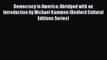 Download Book Democracy in America: Abridged with an Introduction by Michael Kammen (Bedford