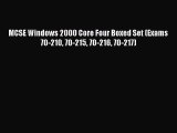 Read MCSE Windows 2000 Core Four Boxed Set (Exams 70-210 70-215 70-216 70-217) Ebook Online